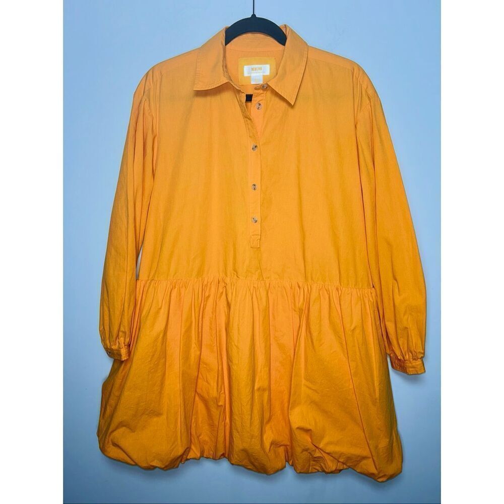 Maeve Bubble-Hem Shirt Dress size small